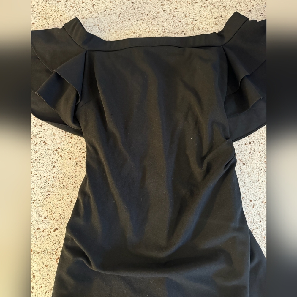Elegant Black Off-Shoulder Dress